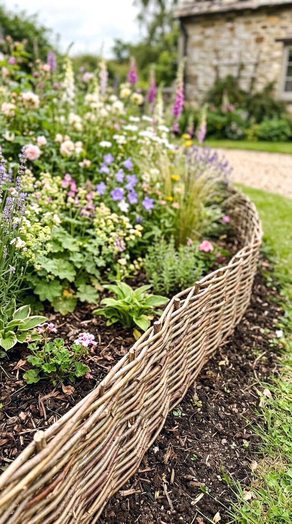 Woven Willow Edging