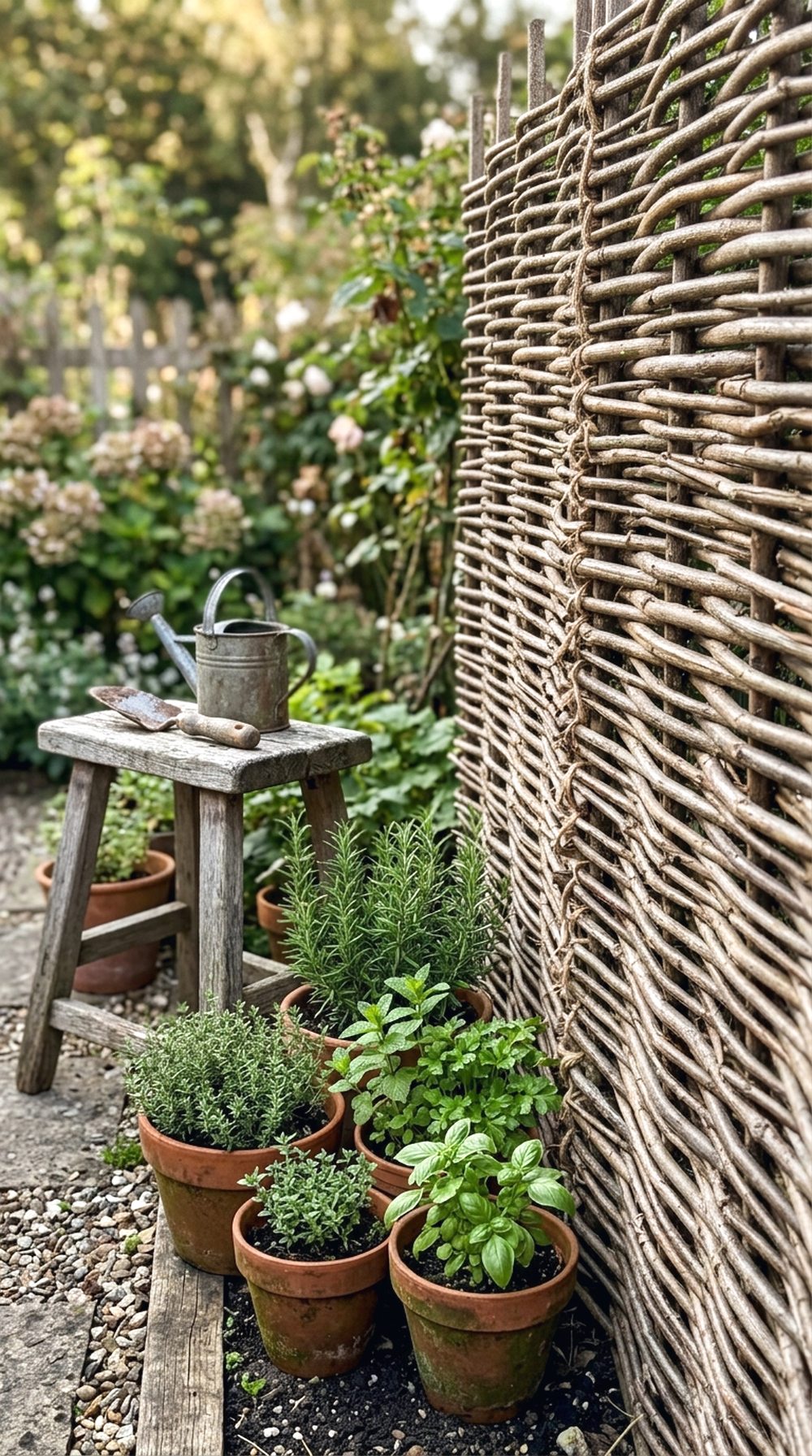 Woven Willow Screen