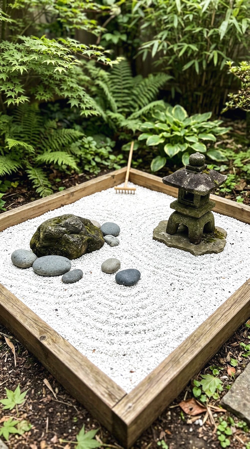 Zen Gravel Corner