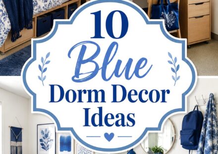 Blue Dorm Decor Ideas