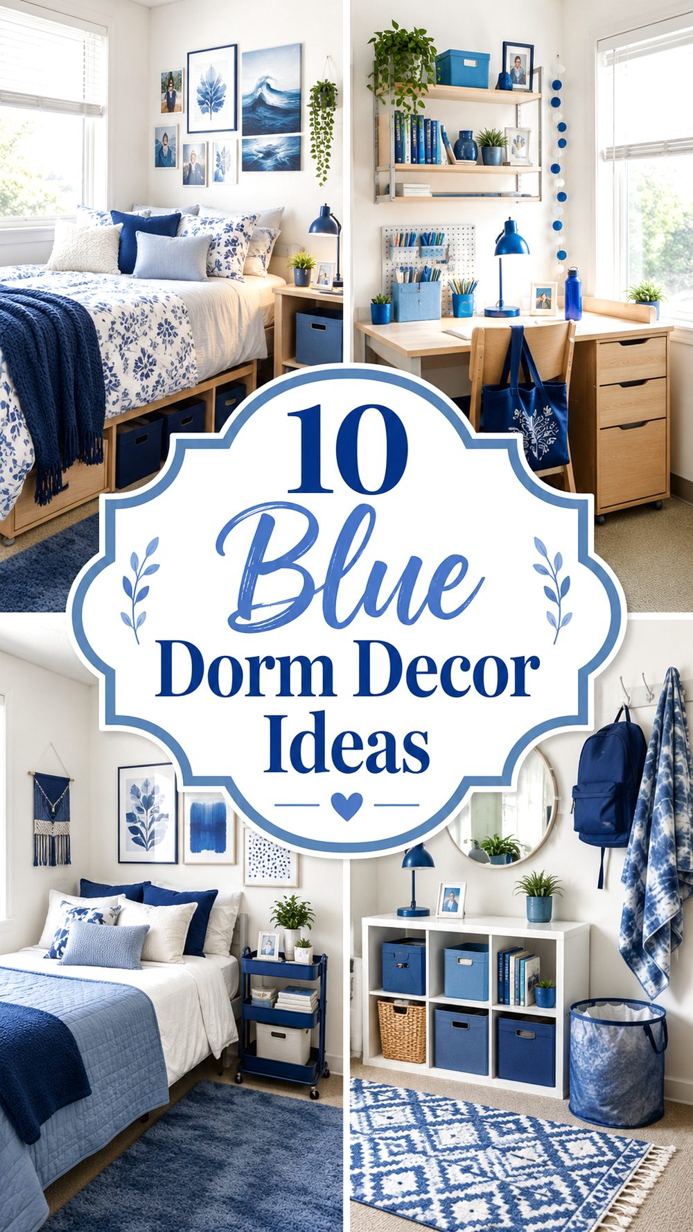 Blue Dorm Decor Ideas