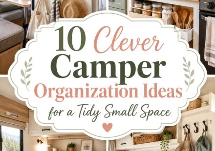 Clever Camper Organization Ideas for a Tidy Small Space