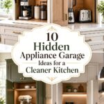 Hidden Appliance Garage Ideas for a Cleaner Kitchen