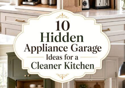 Hidden Appliance Garage Ideas for a Cleaner Kitchen