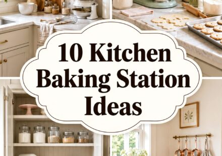 Kitchen Baking Station Ideas