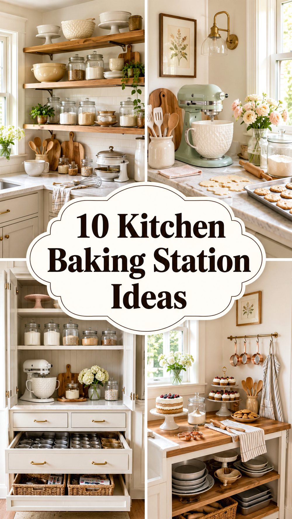 Kitchen Baking Station Ideas