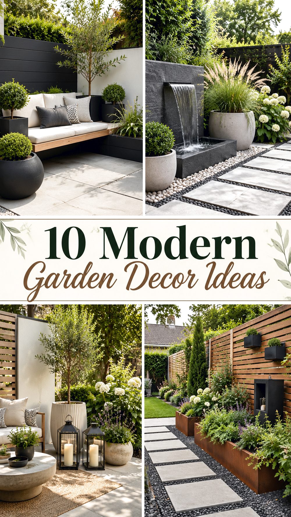 Modern Garden Decor Ideas