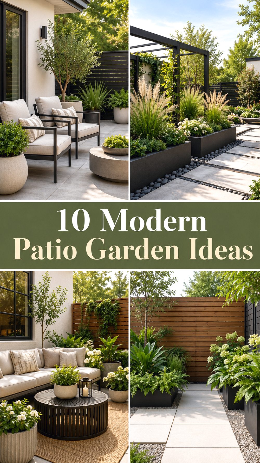 Modern Patio Garden Ideas