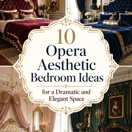 Opera Aesthetic Bedroom Ideas for a Dramatic and Elegant Space