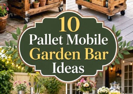 Pallet Mobile Garden Bar Ideas