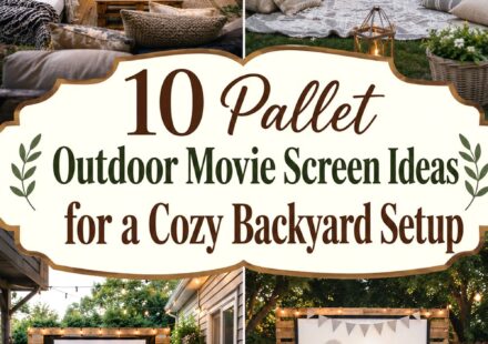 Pallet Outdoor Movie Screen Ideas for a Cozy Backyard Setup