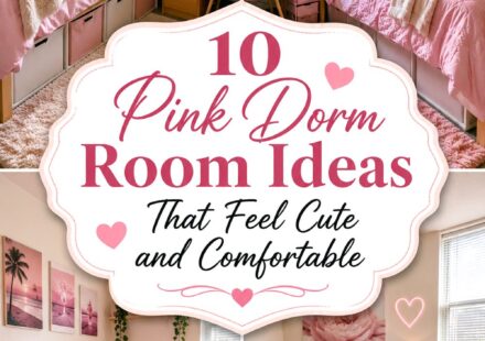 Pink Dorm Room Ideas That Feel Cute and Comfortable