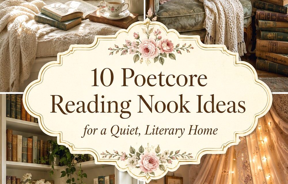 Poetcore Reading Nook Ideas for a Quiet- Literary Home