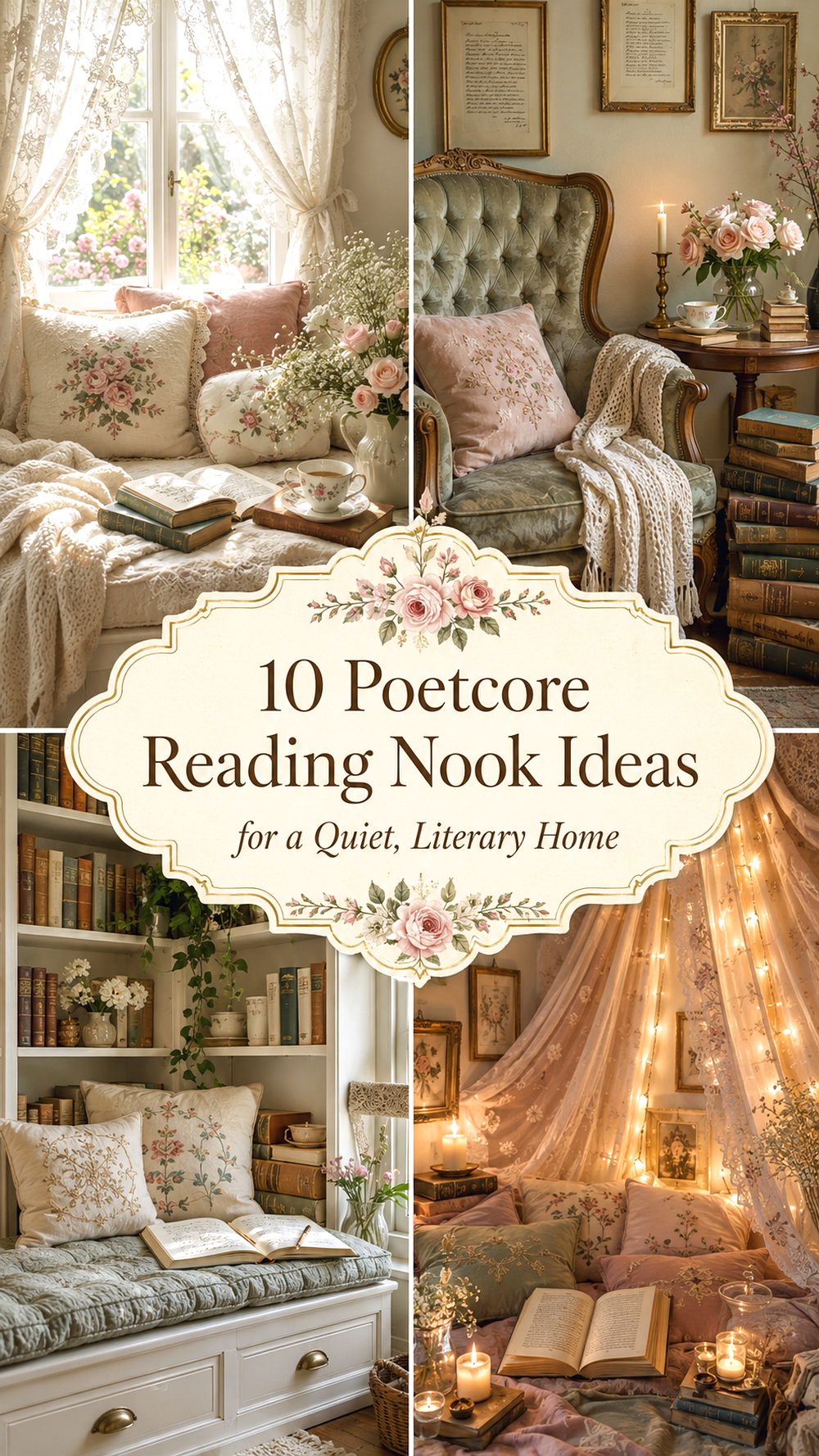 Poetcore Reading Nook Ideas for a Quiet- Literary Home