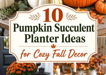 Pumpkin Succulent Planter Ideas for Cozy Fall Decor