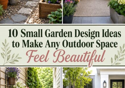 Small Garden Design Ideas to Make Any Outdoor Space Feel Beautiful
