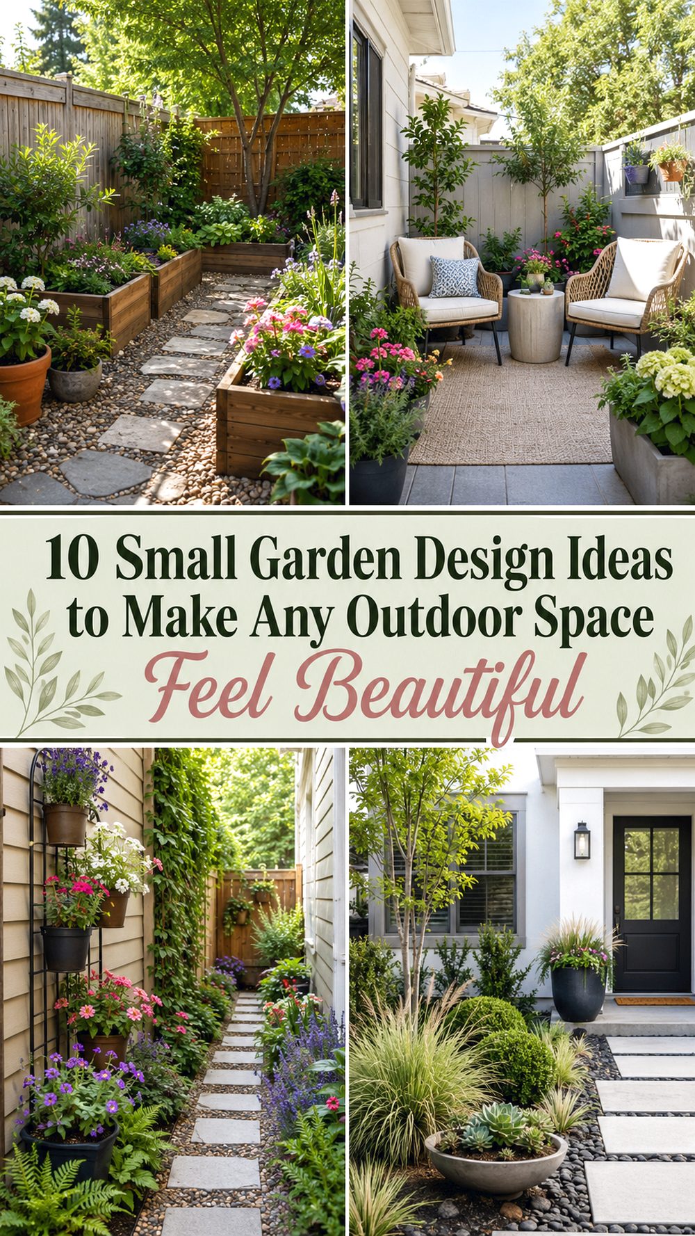 Small Garden Design Ideas to Make Any Outdoor Space Feel Beautiful