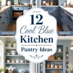 Cool Blue Kitchen Pantry Ideas
