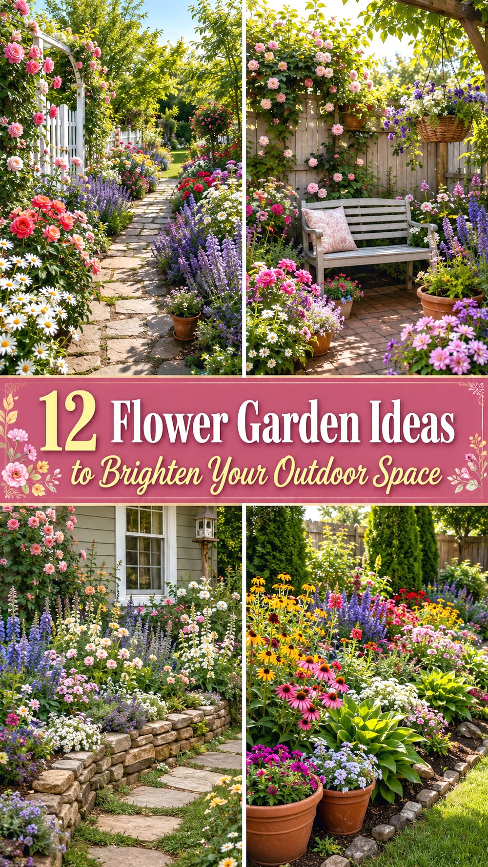 Flower Garden Ideas to Brighten Your Outdoor Space
