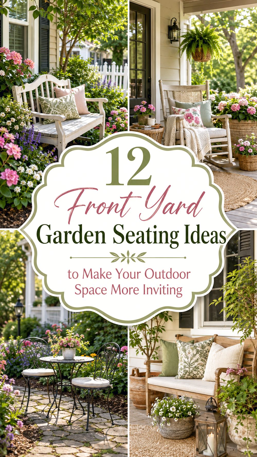 Front Yard Garden Seating Ideas to Make Your Outdoor Space More Inviting