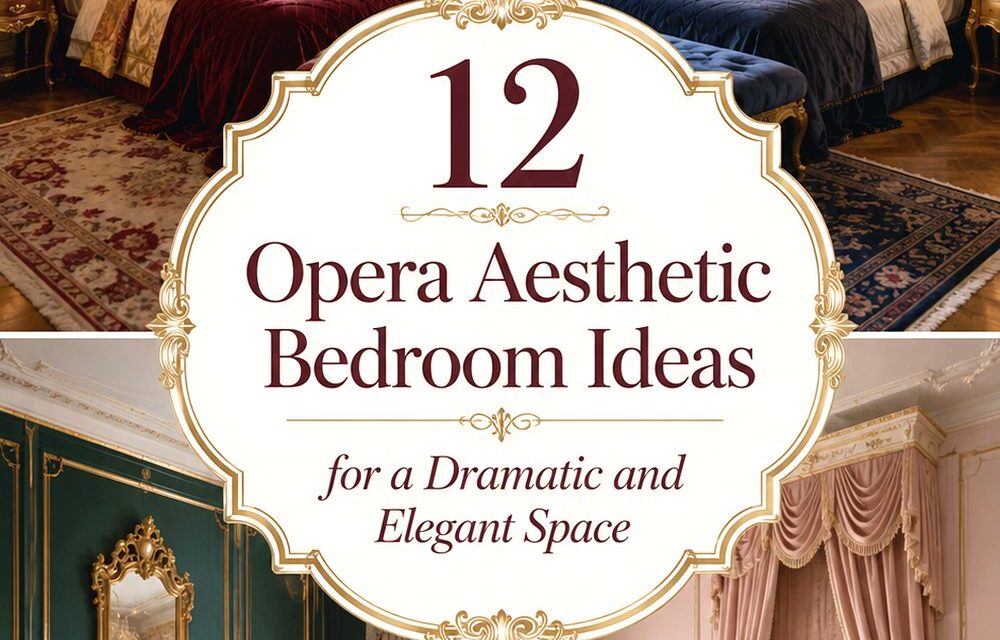 Opera Aesthetic Bedroom Ideas for a Dramatic and Elegant Space