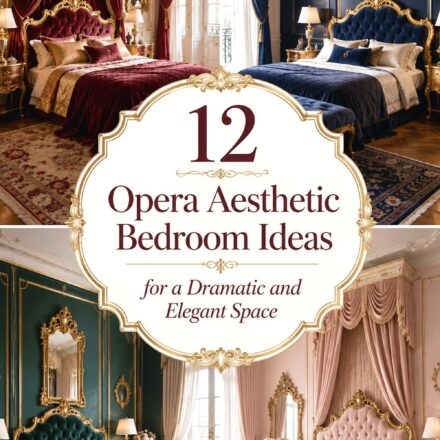 Opera Aesthetic Bedroom Ideas for a Dramatic and Elegant Space
