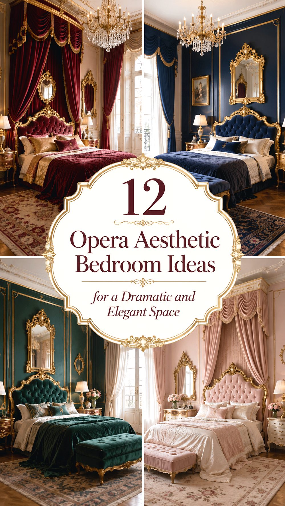 Opera Aesthetic Bedroom Ideas for a Dramatic and Elegant Space