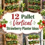 Pallet Vertical Strawberry Planter Ideas