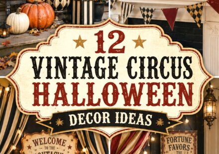 Vintage Circus Halloween Decor Ideas