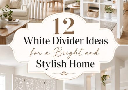 White Divider Ideas for a Bright and Stylish Home