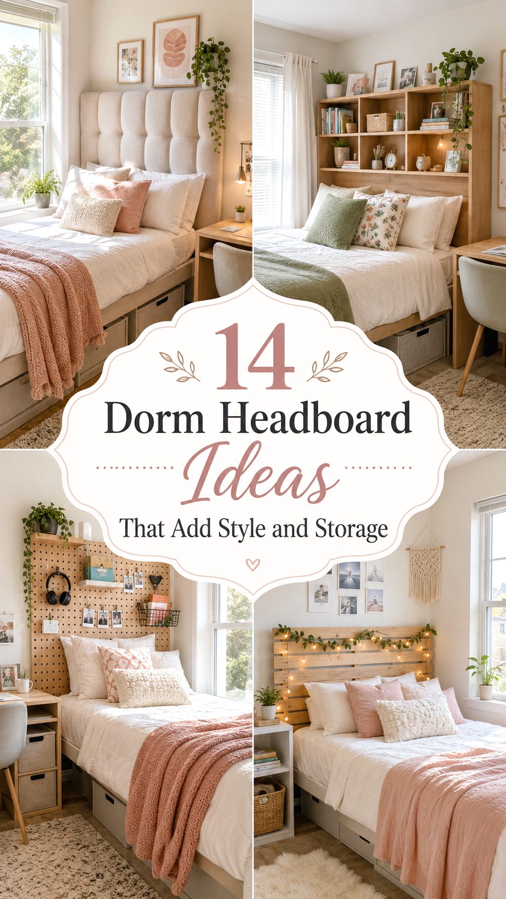 Dorm Headboard Ideas That Add Style and Storage
