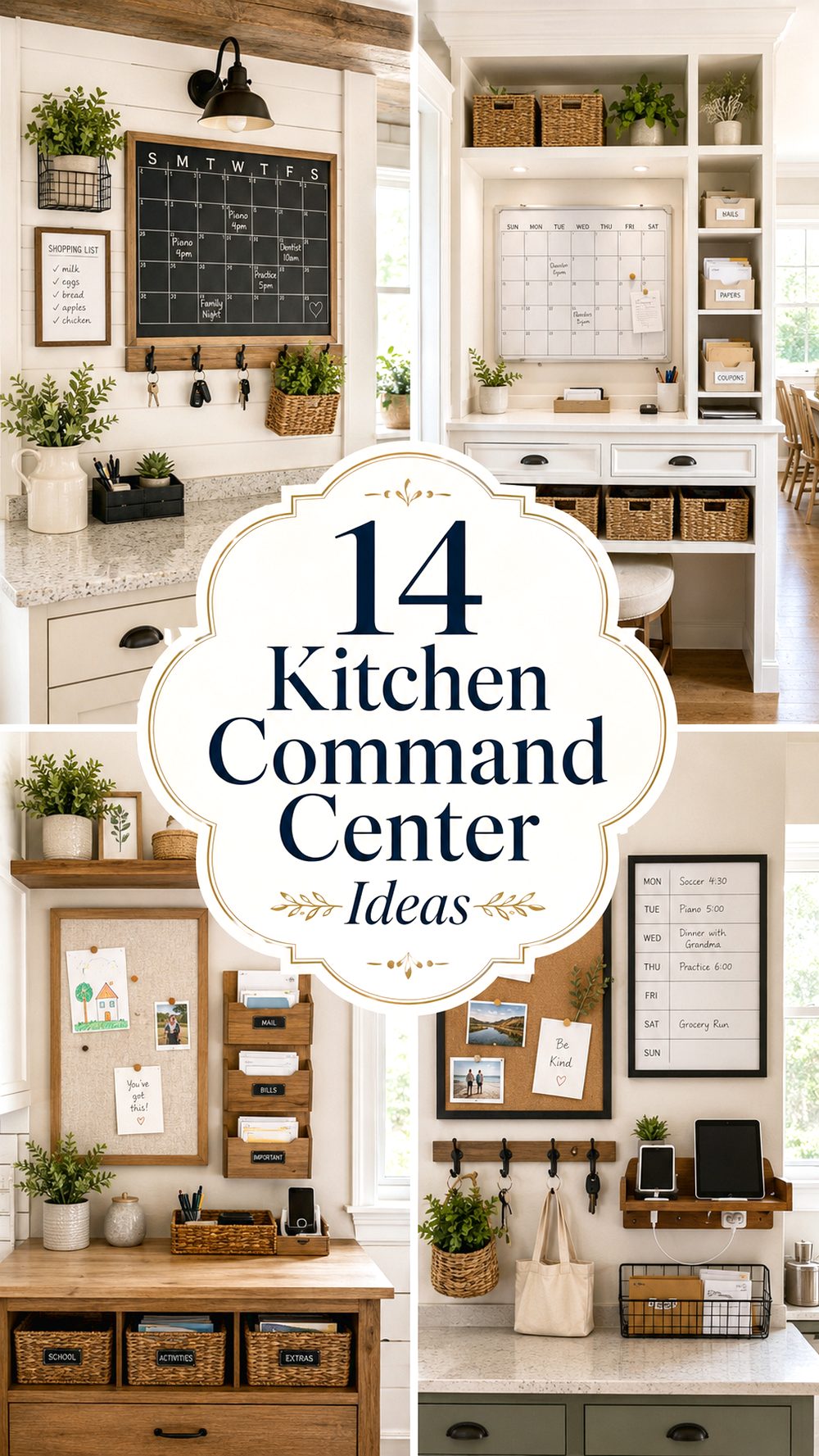 Kitchen Command Center Ideas