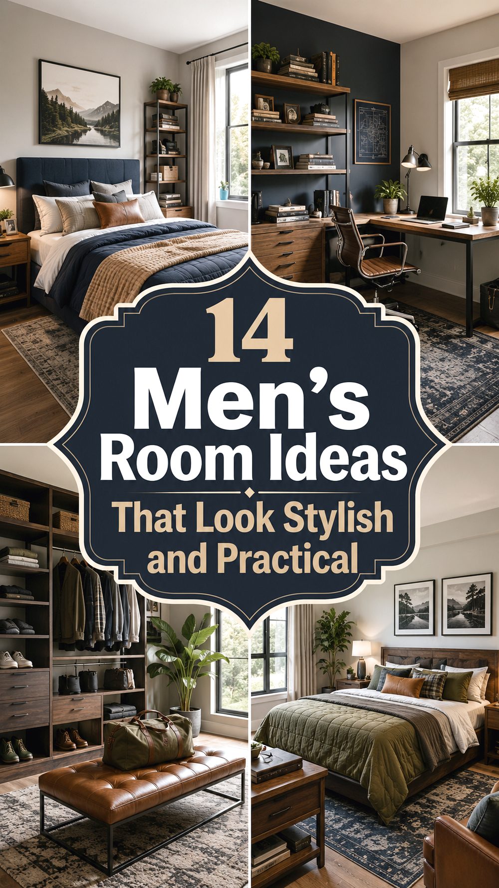 Men’s Room Ideas That Look Stylish and Practical