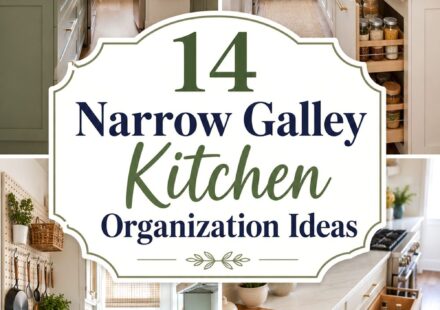 Narrow Galley Kitchen Organization Ideas