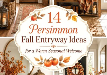 Persimmon Fall Entryway Ideas for a Warm Seasonal Welcome