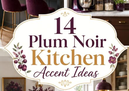 Plum Noir Kitchen Accent Ideas