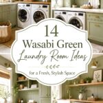 Wasabi Green Laundry Room Ideas for a Fresh- Stylish Space