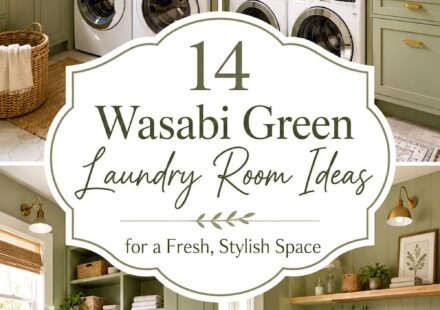 Wasabi Green Laundry Room Ideas for a Fresh- Stylish Space