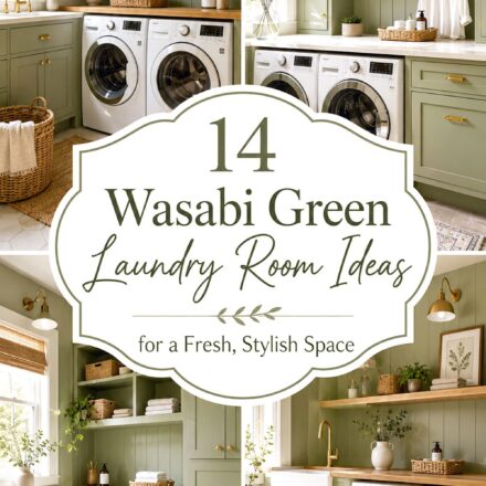 Wasabi Green Laundry Room Ideas for a Fresh- Stylish Space
