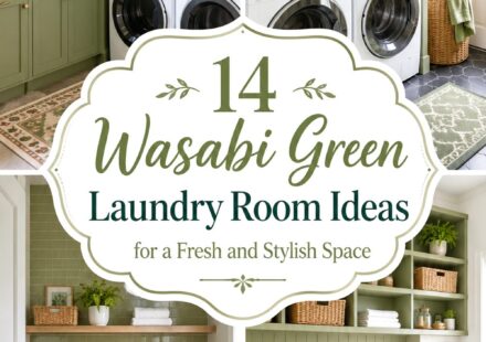 Wasabi Green Laundry Room Ideas for a Fresh and Stylish Space
