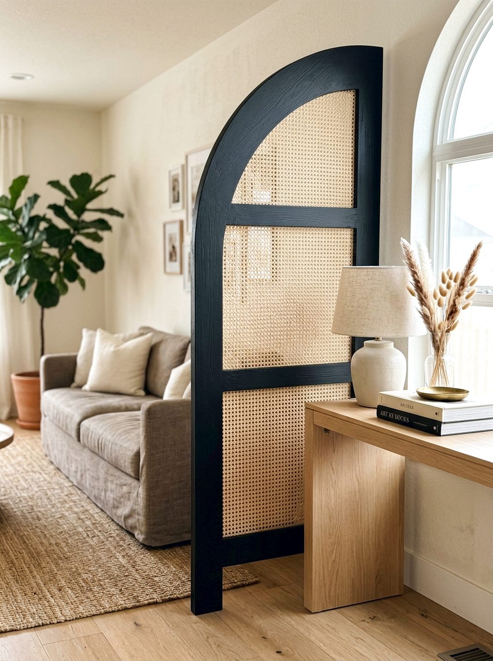 Arched Black Divider