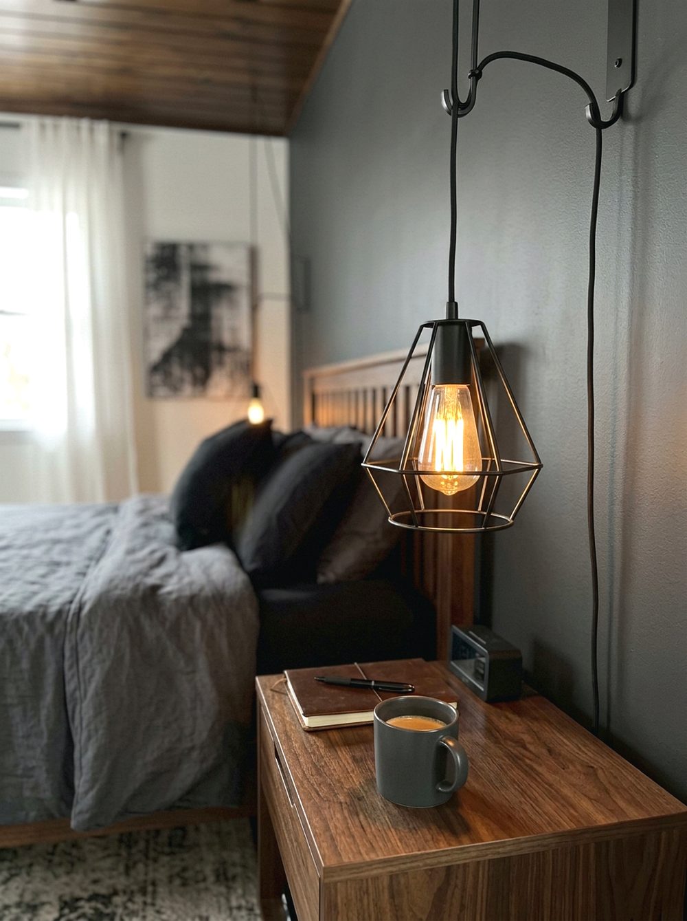 Bedside Hanging Lamp