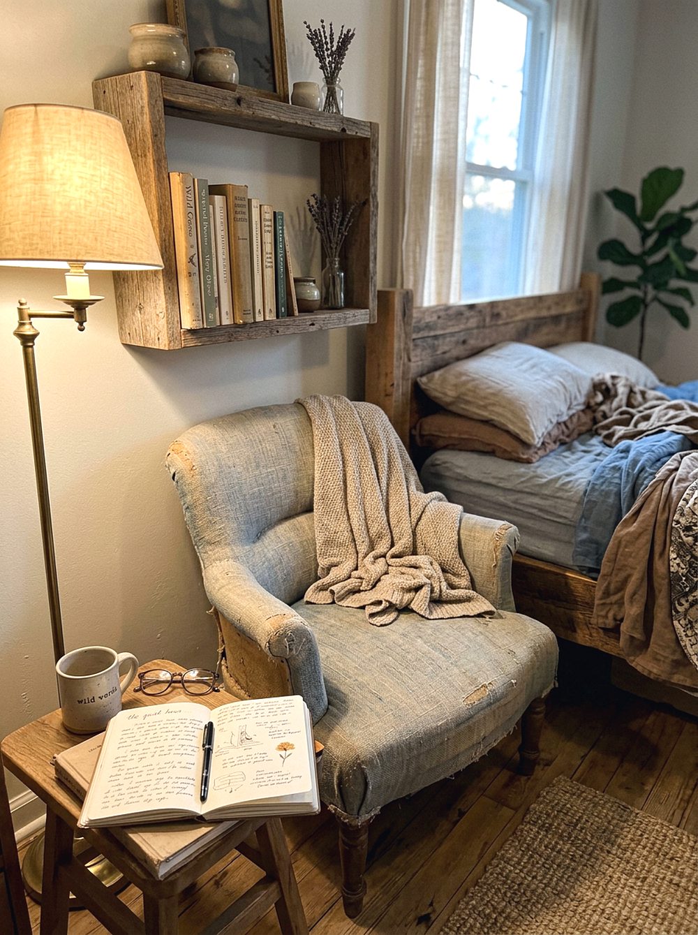 Bedside Poetry Nook