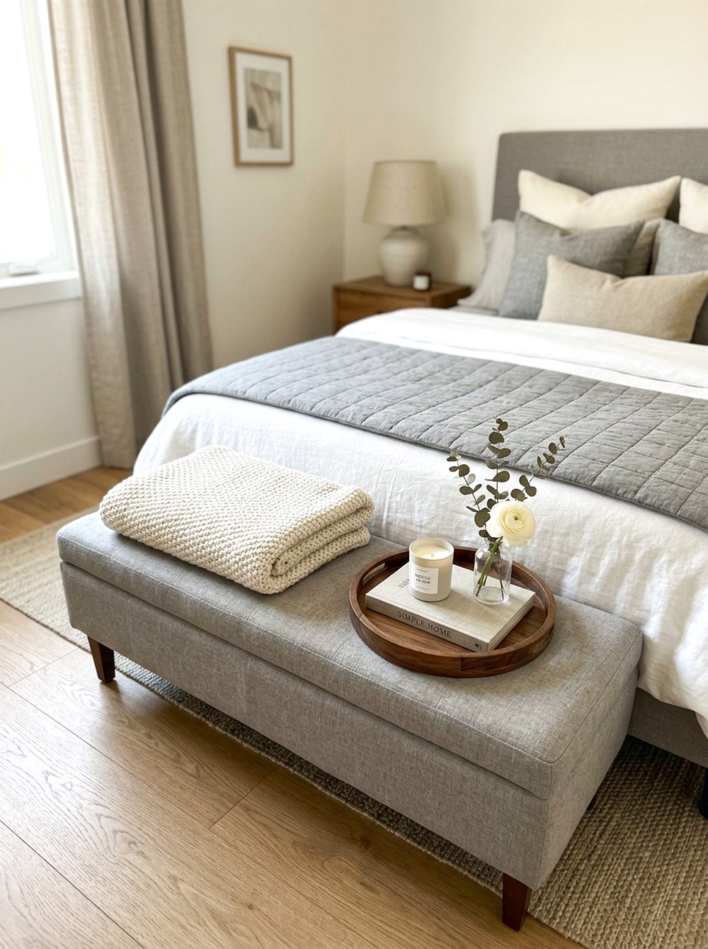 Bench at the Foot of the Bed