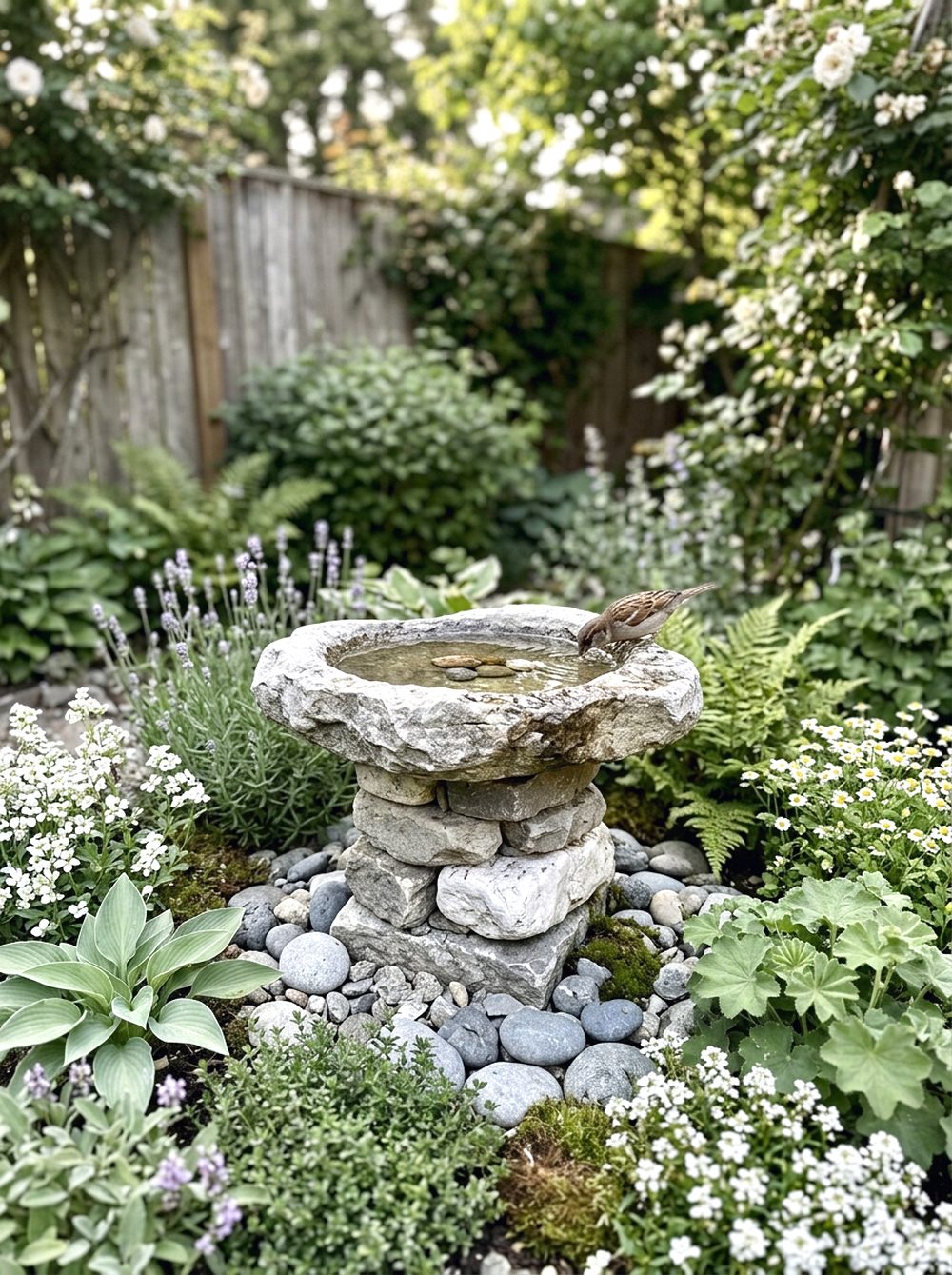 Bird Bath Corner