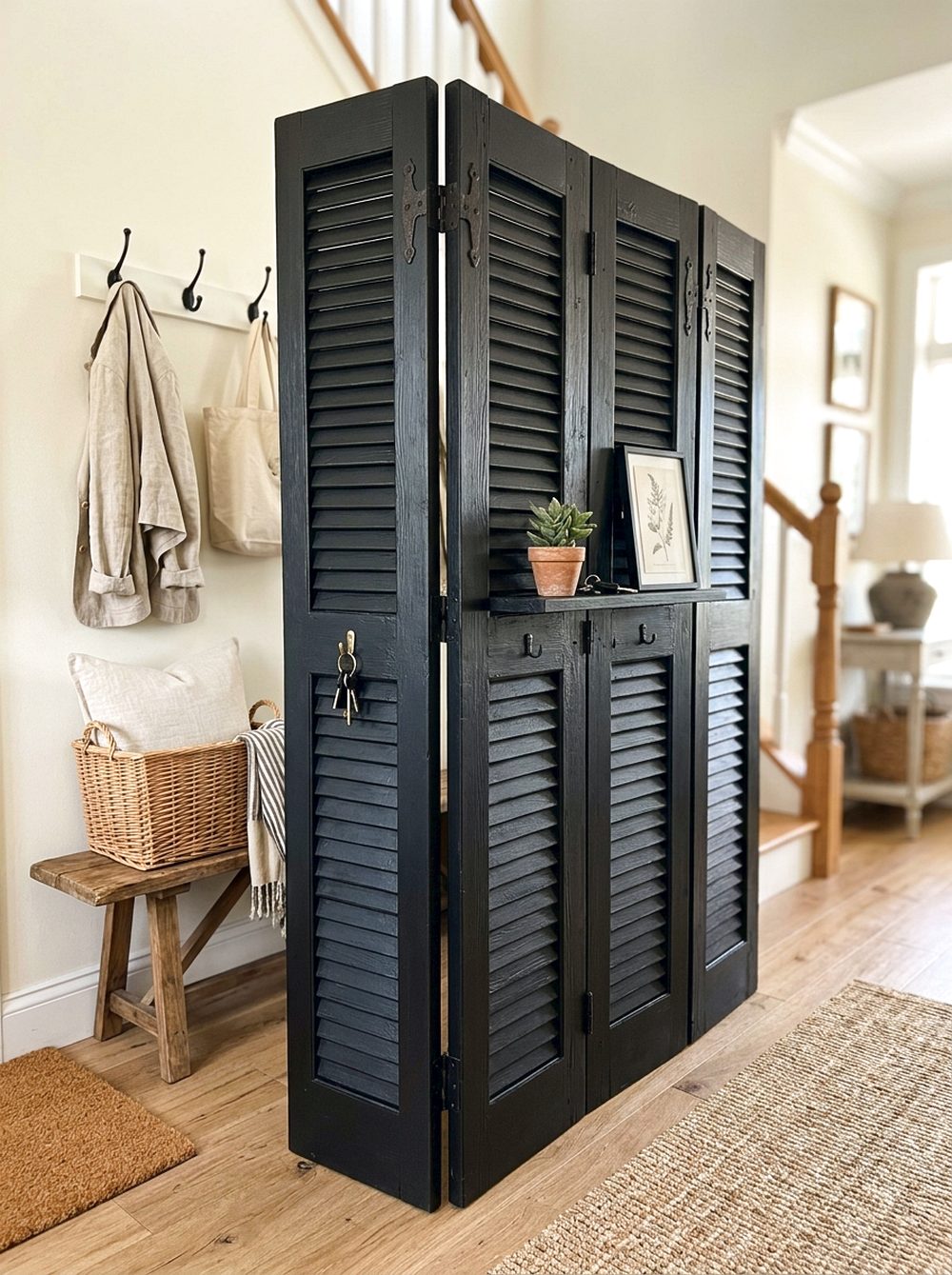Black Shutter Divider