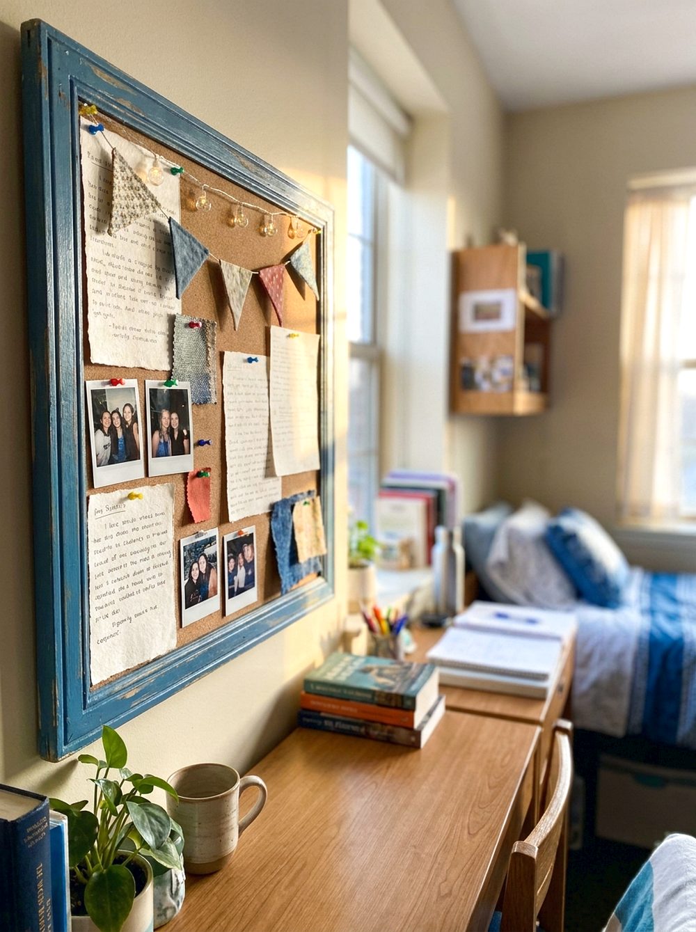Blue Pinboard Frame