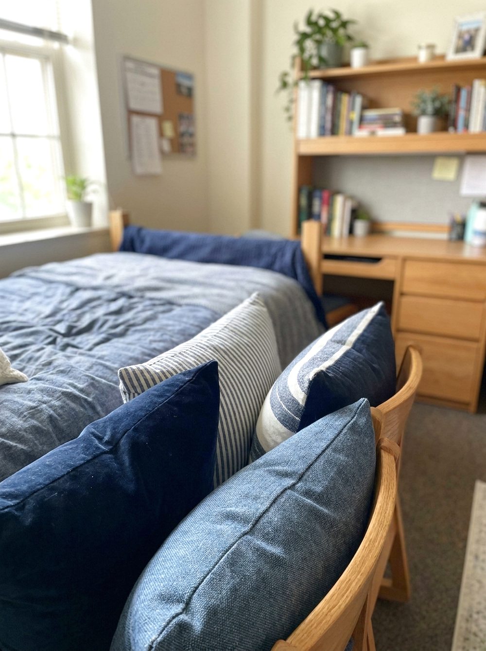 Blue Throw Pillow Mix