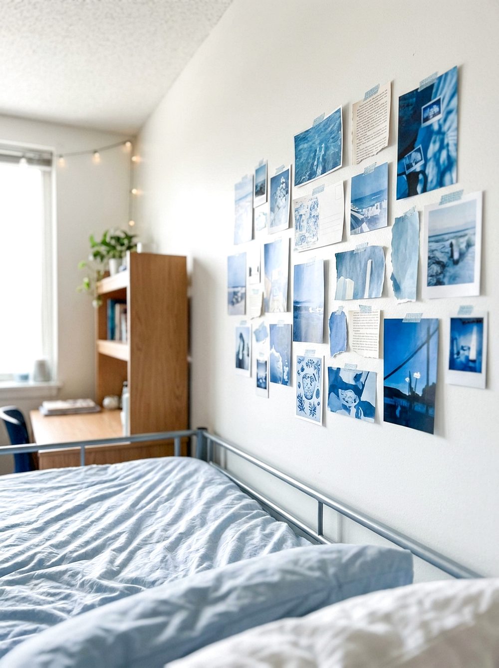 Blue Wall Collage