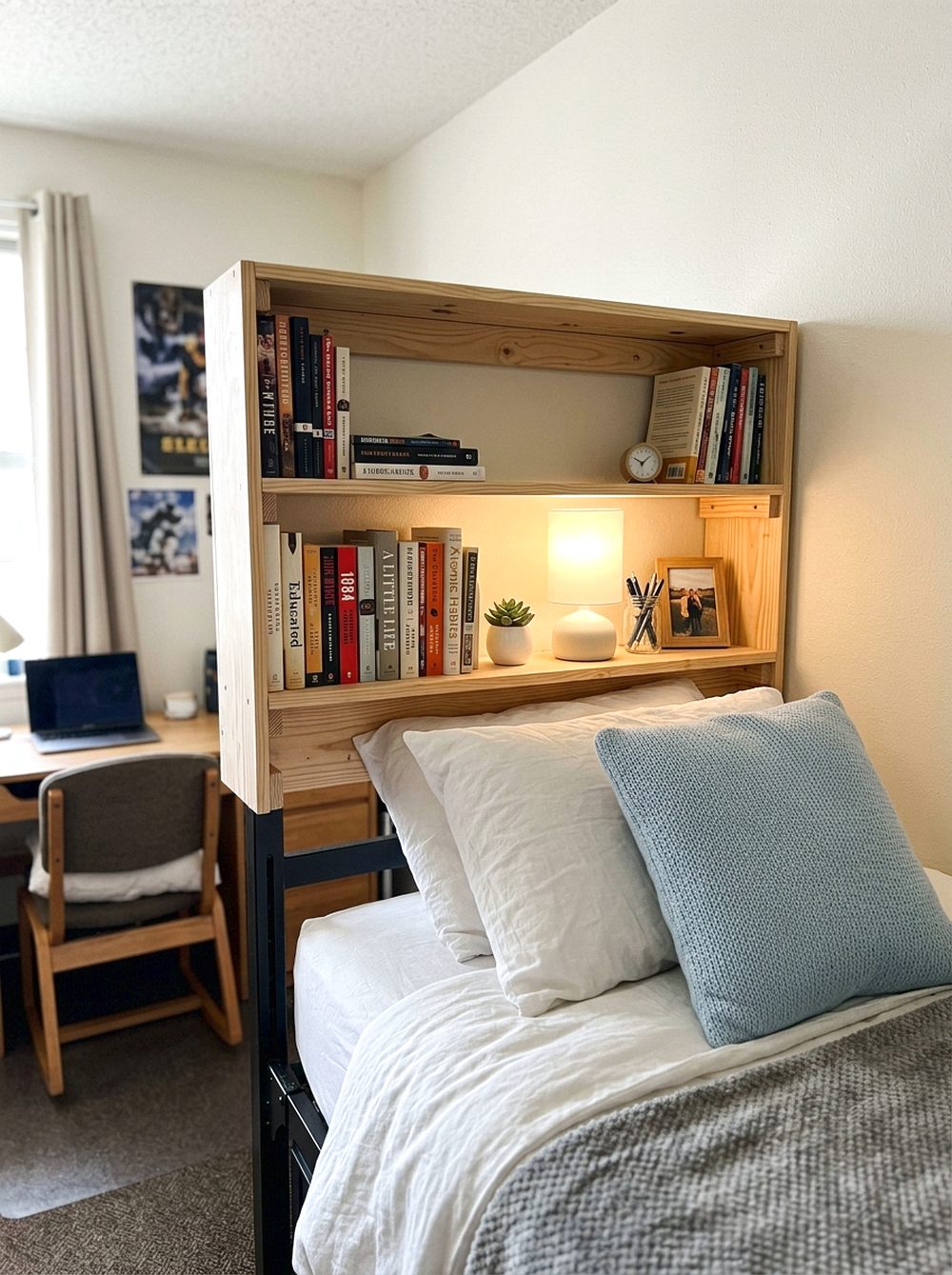Bookshelf Headboard